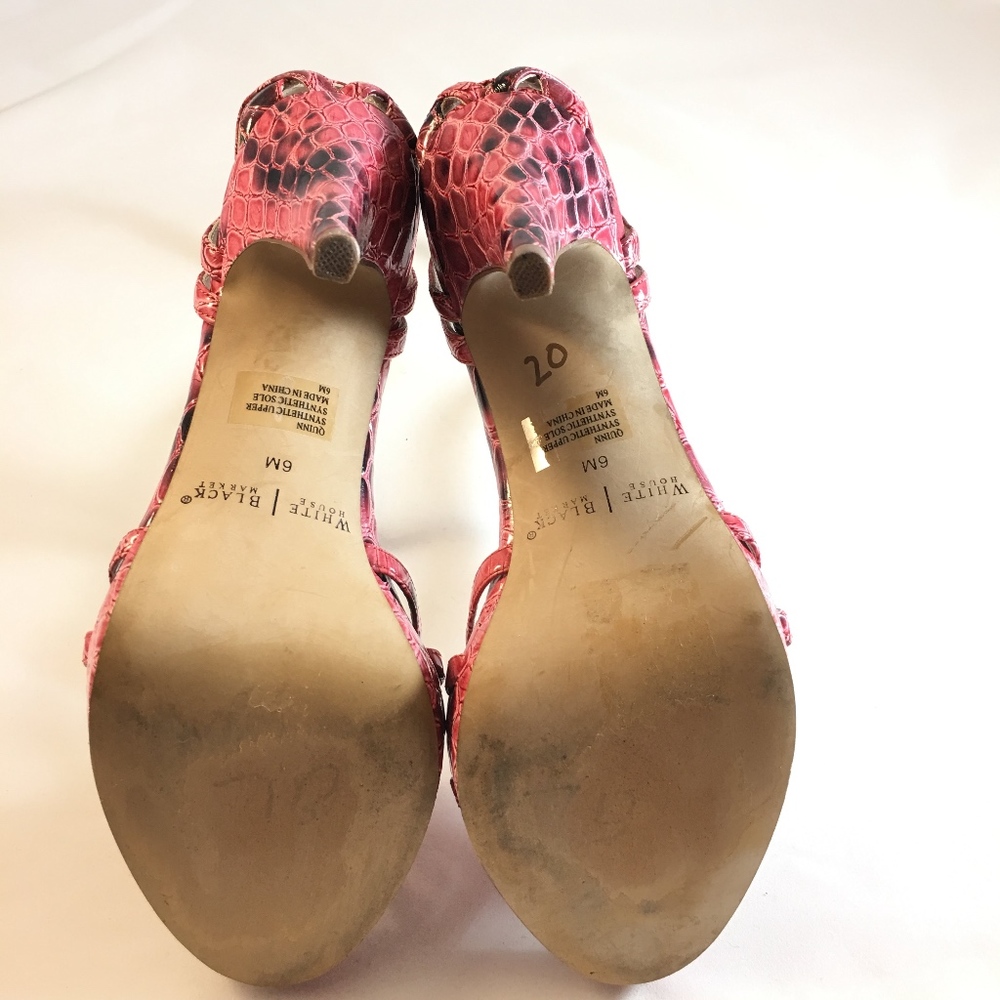 White House Black Market Pink & Black Size 6M - Picture 5 of 7